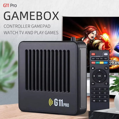 G11 Pro 4K Game Box S905L Built-In 60000 Games Video Game Console with 2.4G Wireless Controller Emuelec Dual System Dropshipping