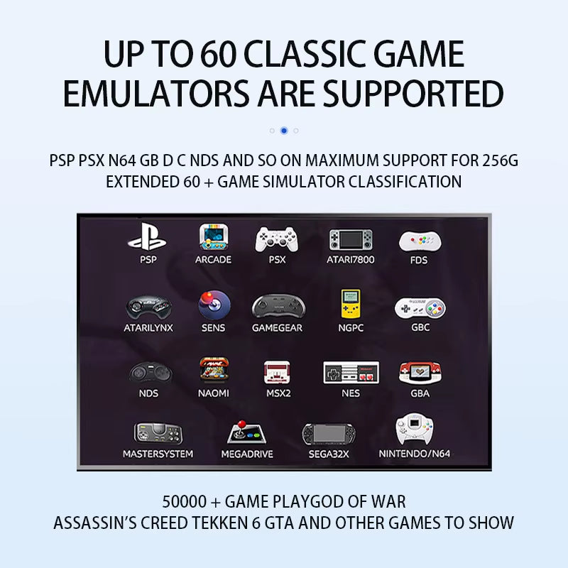 G11 Pro 4K Game Box S905L Built-In 60000 Games Video Game Console with 2.4G Wireless Controller Emuelec Dual System Dropshipping