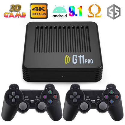 G11 Pro 4K Game Box S905L Built-In 60000 Games Video Game Console with 2.4G Wireless Controller Emuelec Dual System Dropshipping